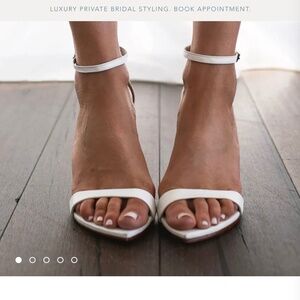 Grace Loves Lace White Dosa Heel